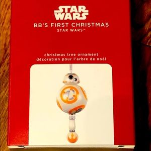 2020 Hallmark Keepsake Ornament Star Wars BB’s First Christmas.  New.